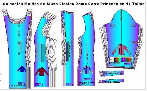 Plantillas para fabricar ropa clasica de dama